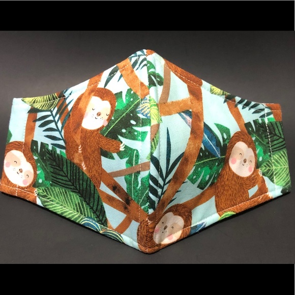 Sloth Adult Face Mask - Picture 1 of 3